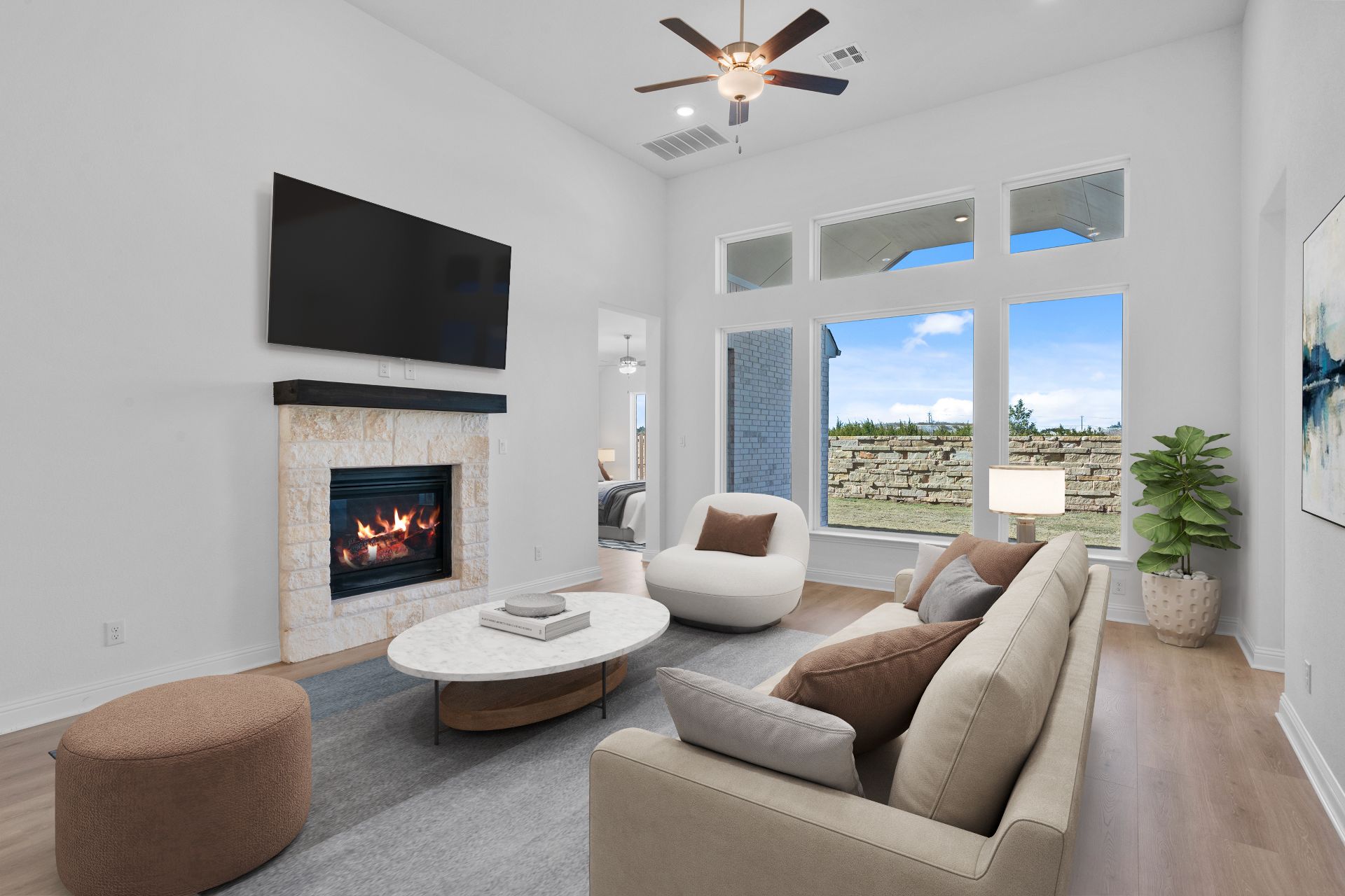 1005 Ellensburg Drive Georgetown, TX 78633 - Photo 4 of 38 Open Concept Family Room - Virtually Staged