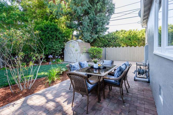404 Dwight Road Burlingame, CA 94010 - Photo 28 of 33 a view of a backyard with furniture and outdoor