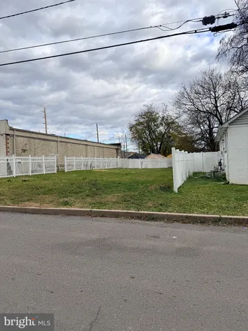 a view of a road with a play ground