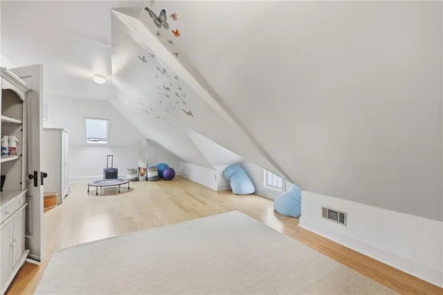 a view of a livingroom with a staircase
