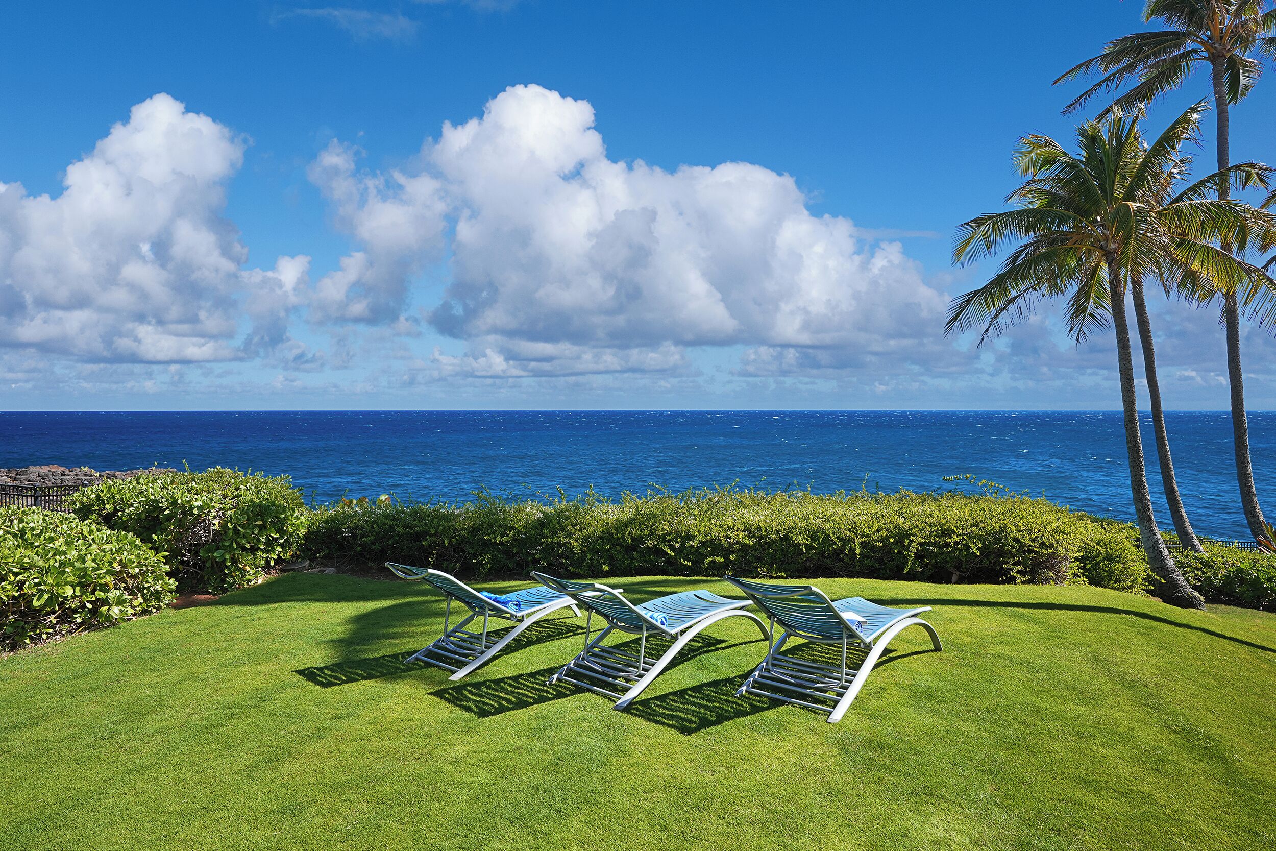 1661 Pee Road, Unit IIA312 Koloa, HI 96756 - Photo 20 of 30 a view of a swimming pool with a yard