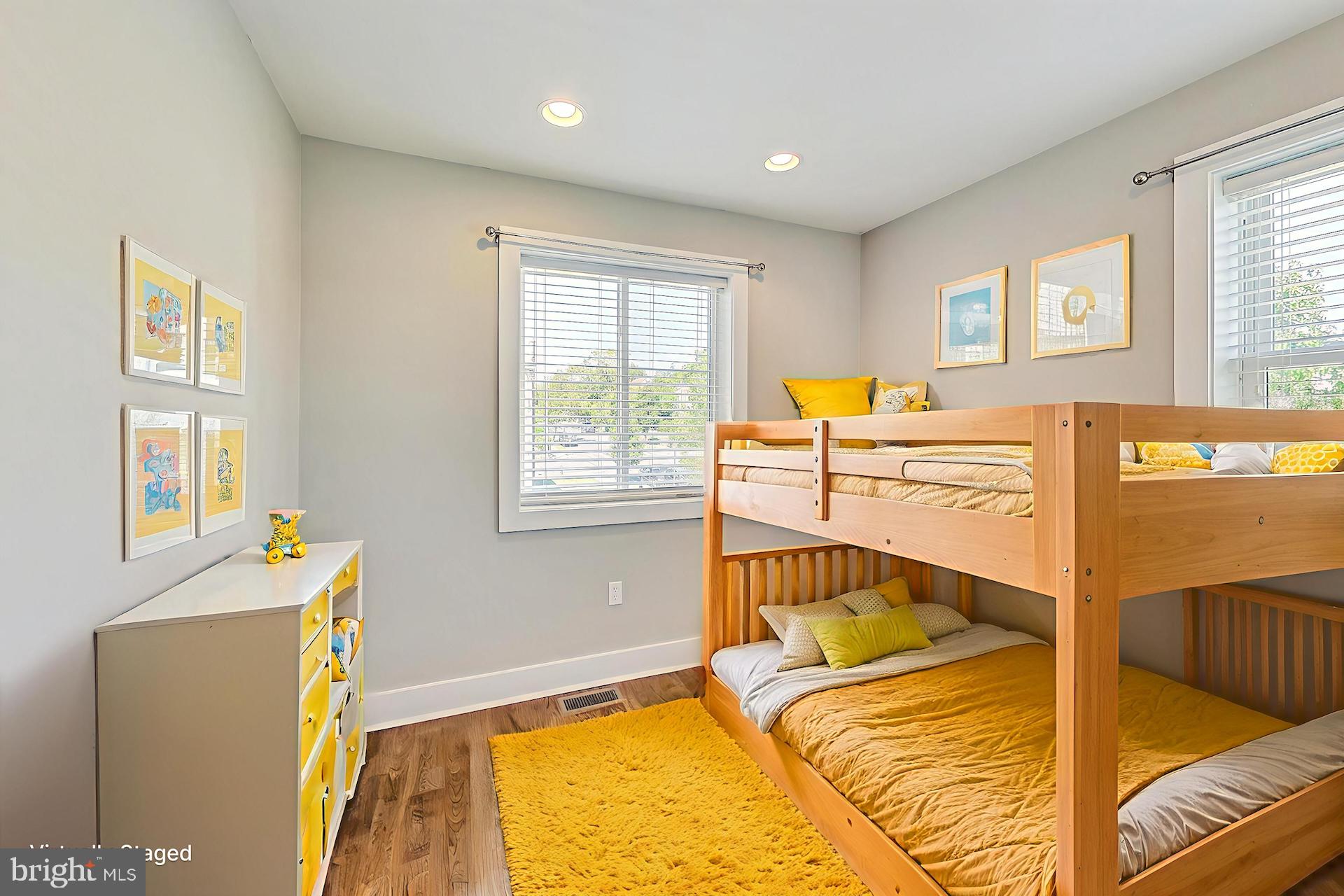 1330 Staples Street Northeast Washington, DC 20002 - Photo 33 of 64 a view of a bedroom with a bed and a window