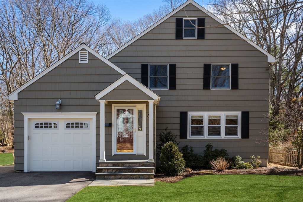 88 Robinwood Avenue Needham, MA 02492 - Photo 1 of 29 a front view of a house with a yard