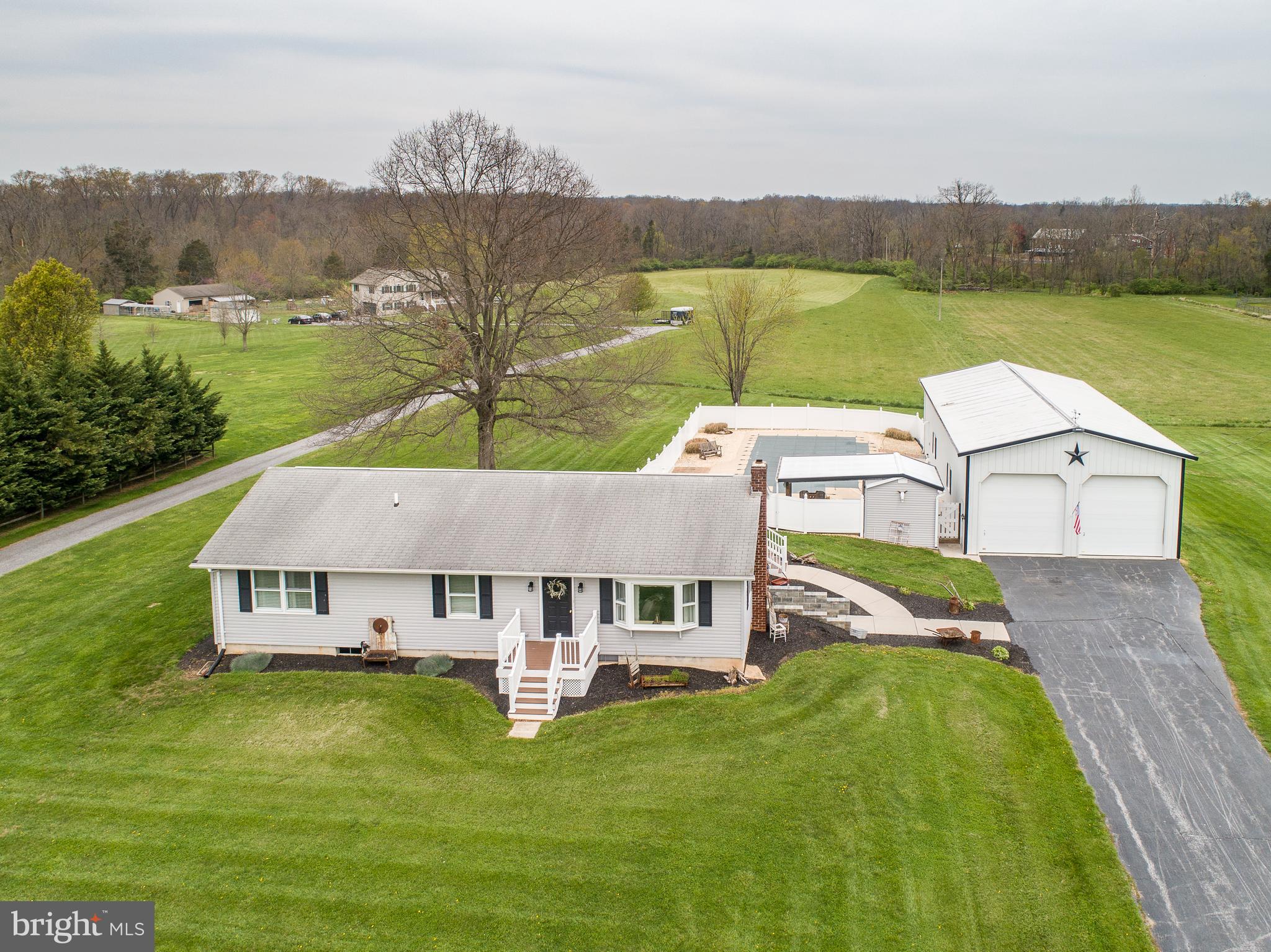 1420 Harney Road Littlestown, PA 17340 - Photo 2 of 91 Large level lot with pool and garages