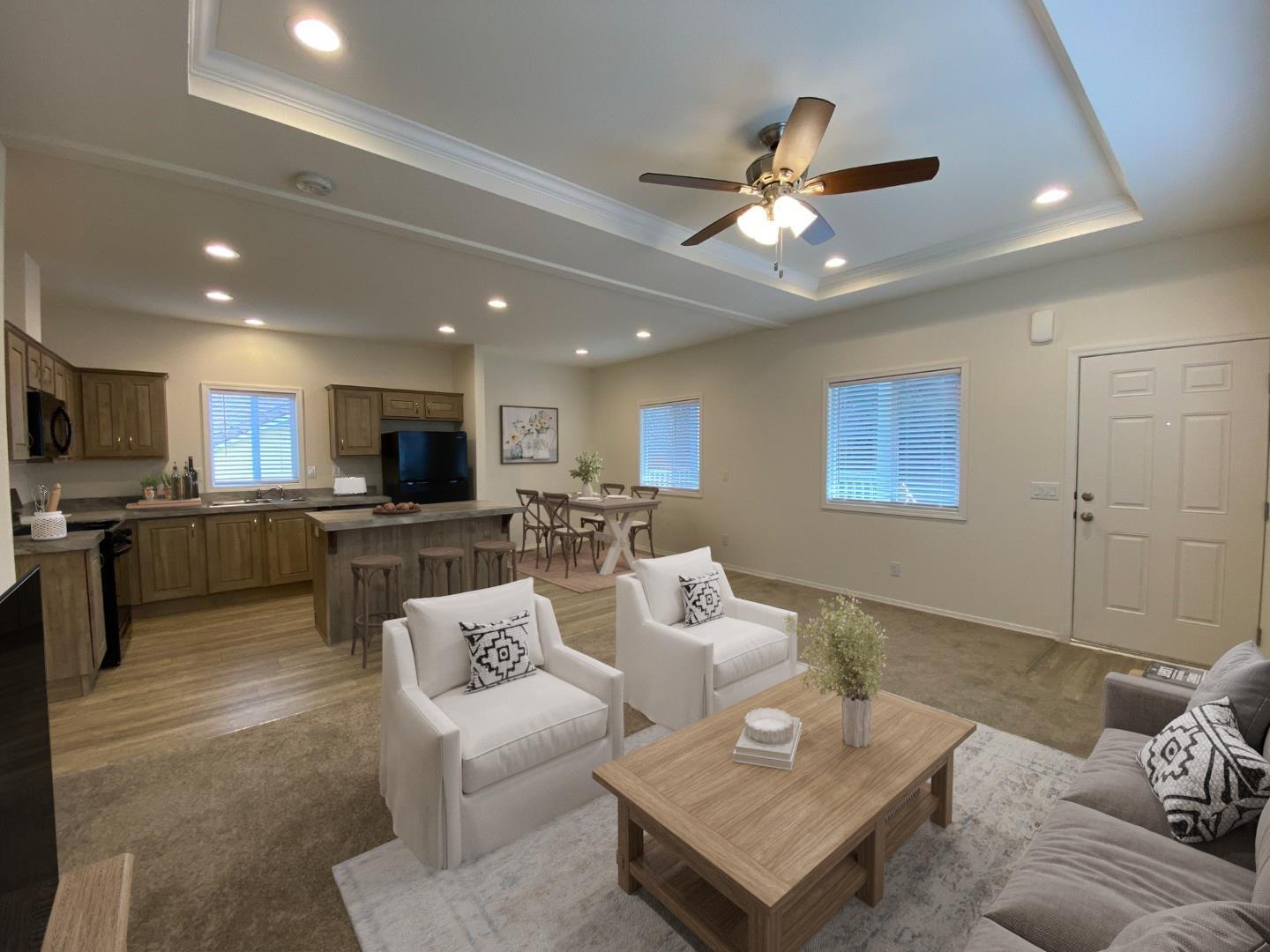 13905 Trinity Mountain Road, Unit 53 French Gulch, CA 96033 - Photo 7 of 10 a living room with furniture kitchen view and a window