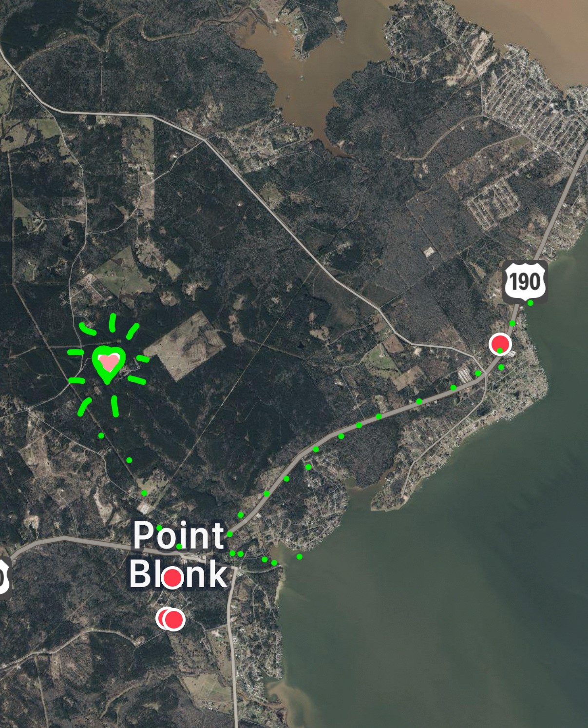 Tbd Tbd Sandy Ln Point Oakhurst, TX 77359 - Photo 12 of 12 a view of a street with a tree