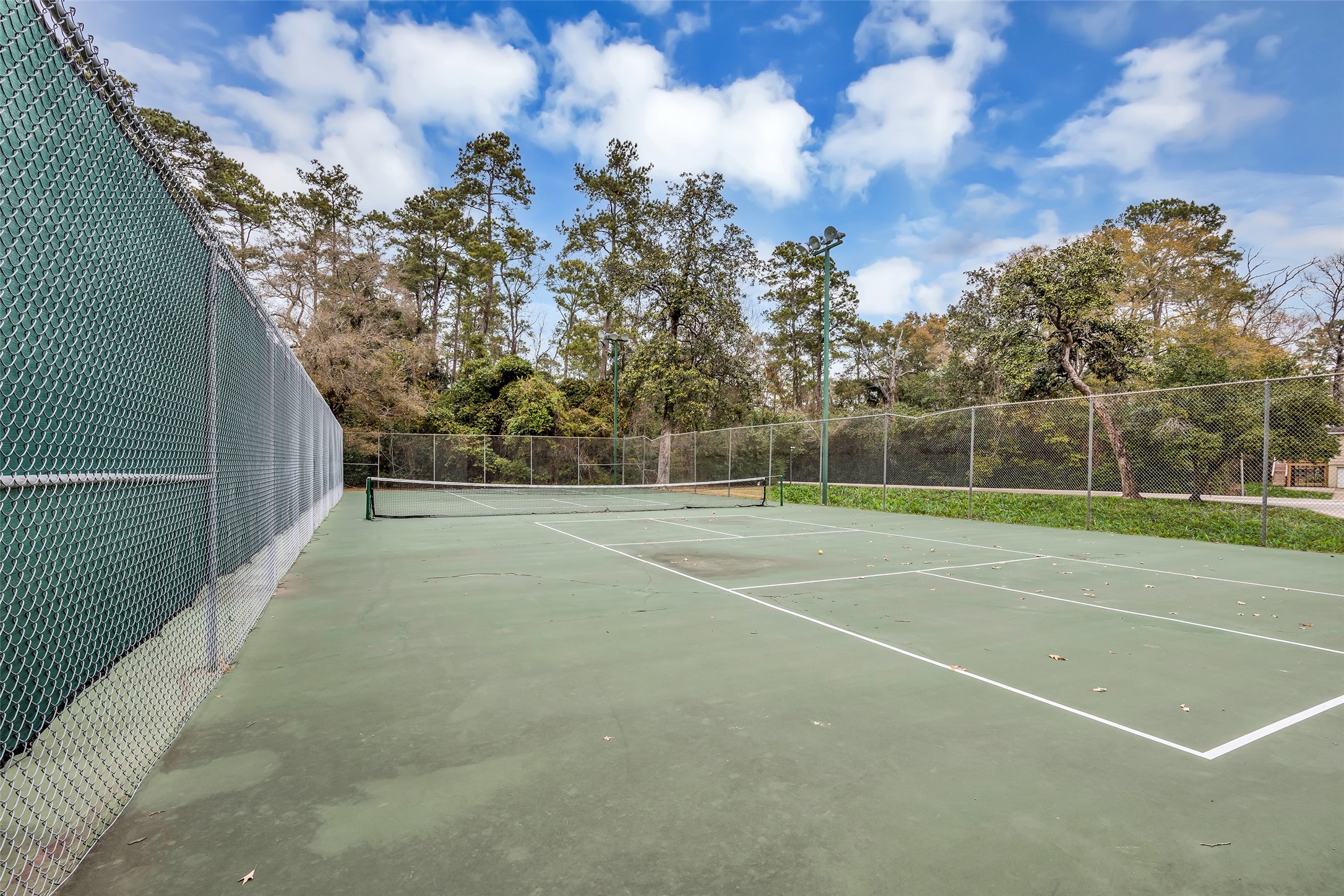 629 Spring Forest Drive Conroe, TX 77302 - Photo 36 of 38 a view of a tennis court