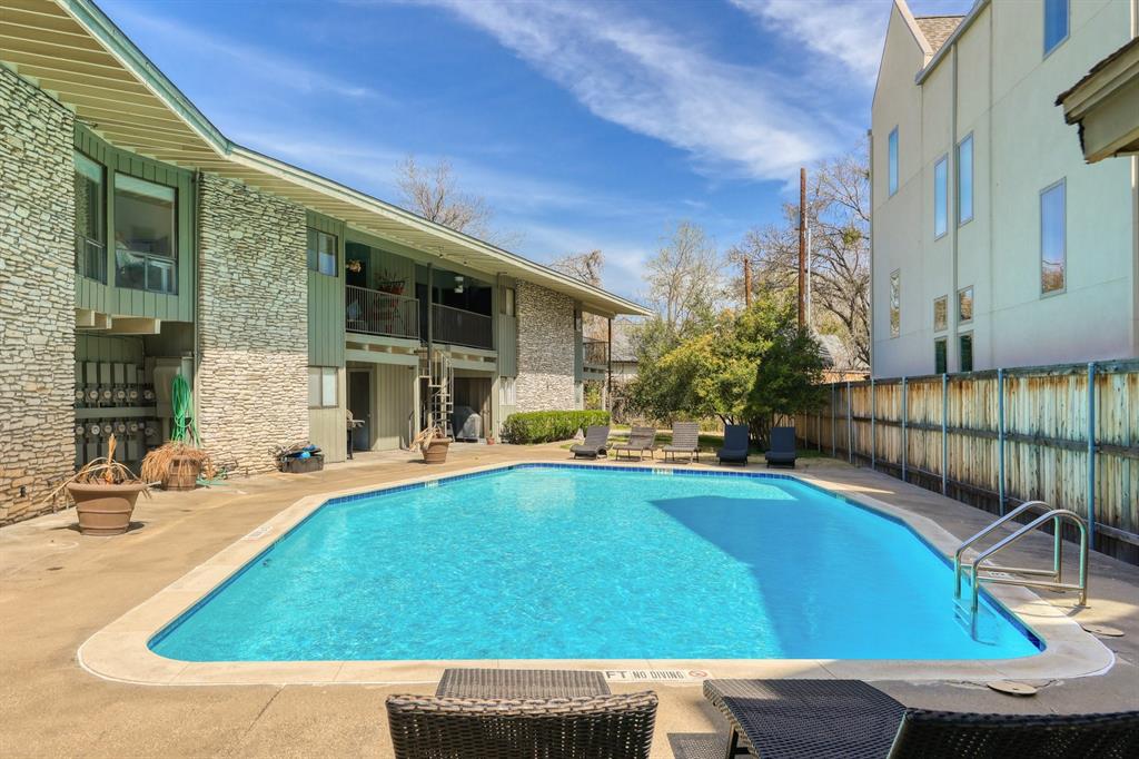 2308 Enfield Road, Unit 204 Austin, TX 78703 - Photo 28 of 30 a view of swimming pool with patio