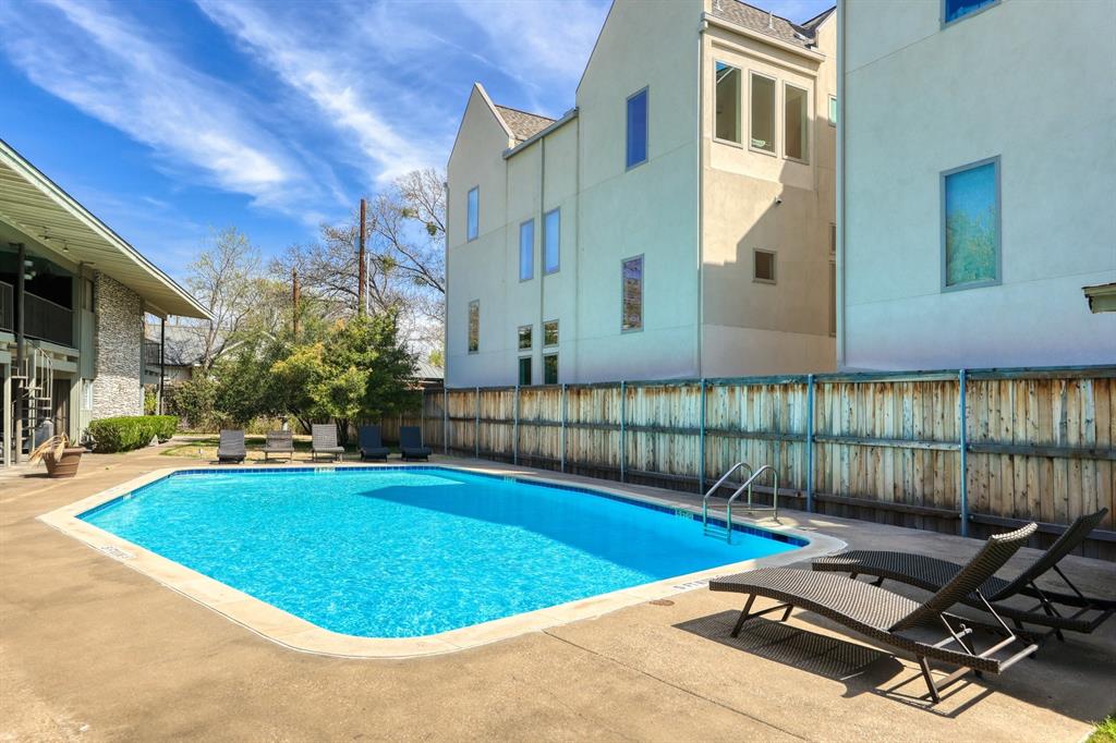 2308 Enfield Road, Unit 204 Austin, TX 78703 - Photo 29 of 30 a view of a backyard with swimming pool
