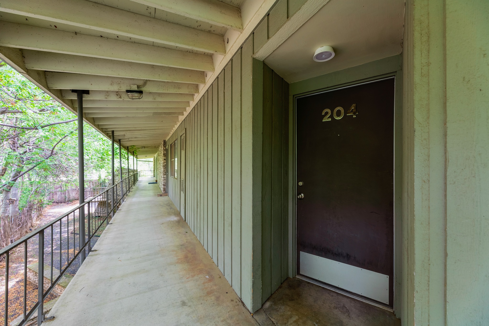 2308 Enfield Road, Unit 204 Austin, TX 78703 - Photo 5 of 30 a view of a porch