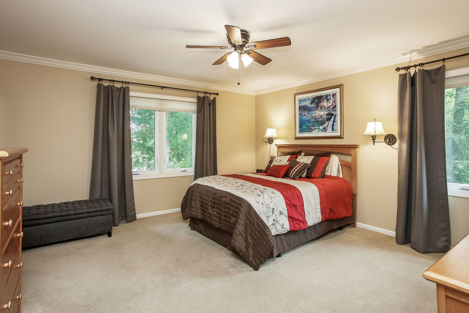 110 Stuarton Drive Wheaton, IL 60189 - Photo 12 of 30 a spacious bedroom with a bed and a window