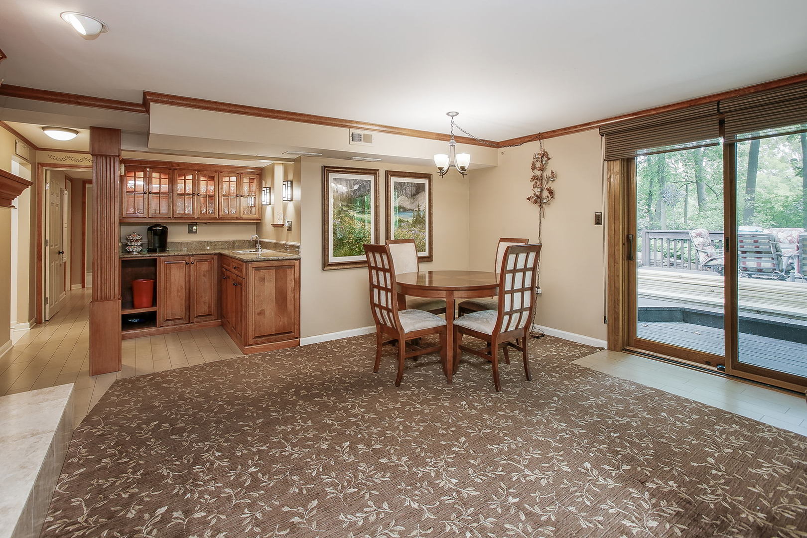110 Stuarton Drive Wheaton, IL 60189 - Photo 4 of 30 a dining room with furniture and large windows