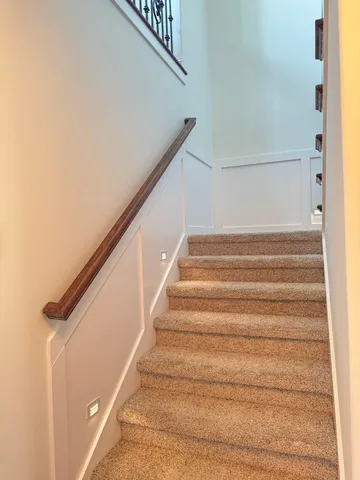 a view of a hallway and window