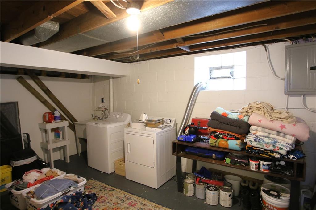520 Oregon Street Monongahela, PA 15063 - Photo 18 of 31 a storage room with washer and dryer