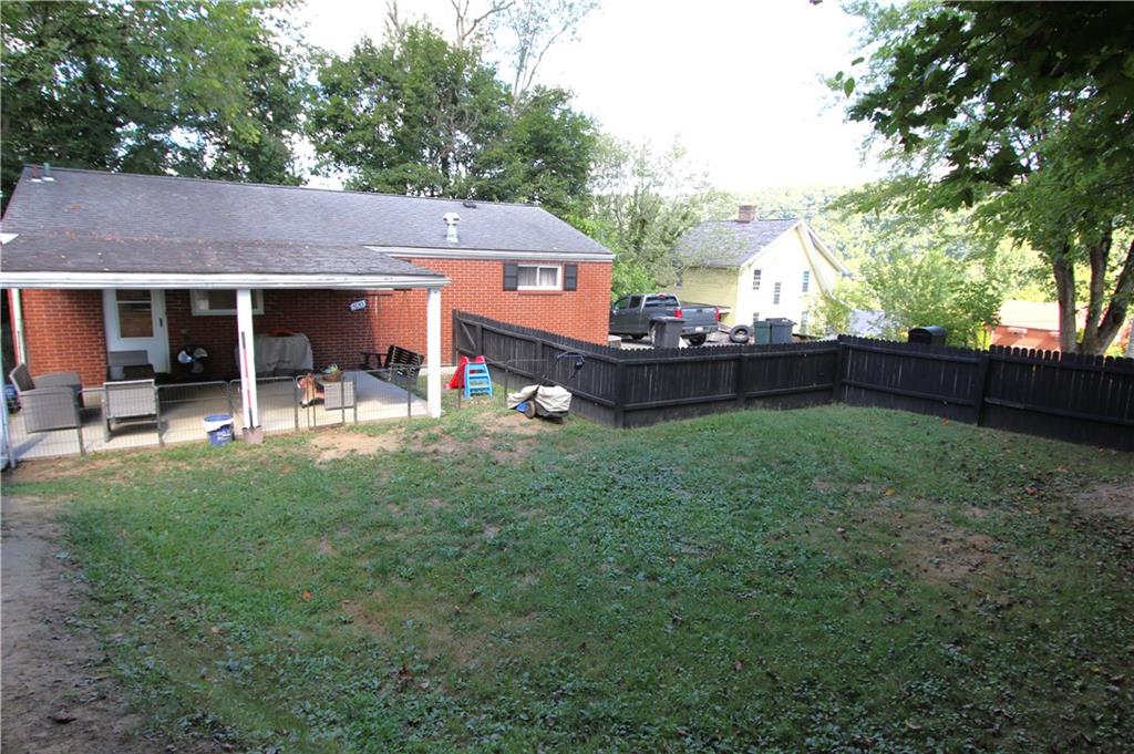 520 Oregon Street Monongahela, PA 15063 - Photo 30 of 31 a view of a house with a backyard and a patio