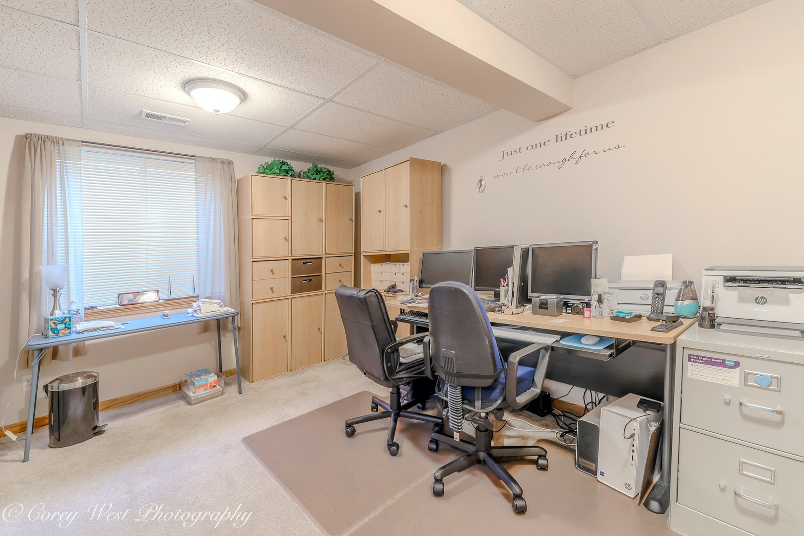 708 Nancy Court Sycamore, IL 60178 - Photo 21 of 29 a view of a workspace with furniture and a window