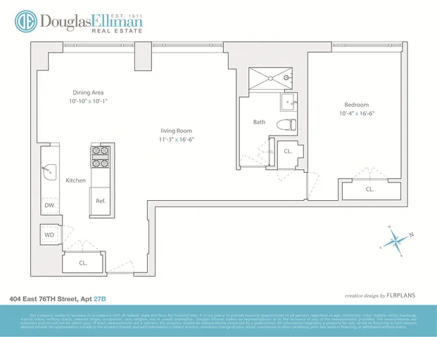 $1,195,000 | 404 East 76th Street, Unit 27B | Lenox Hill