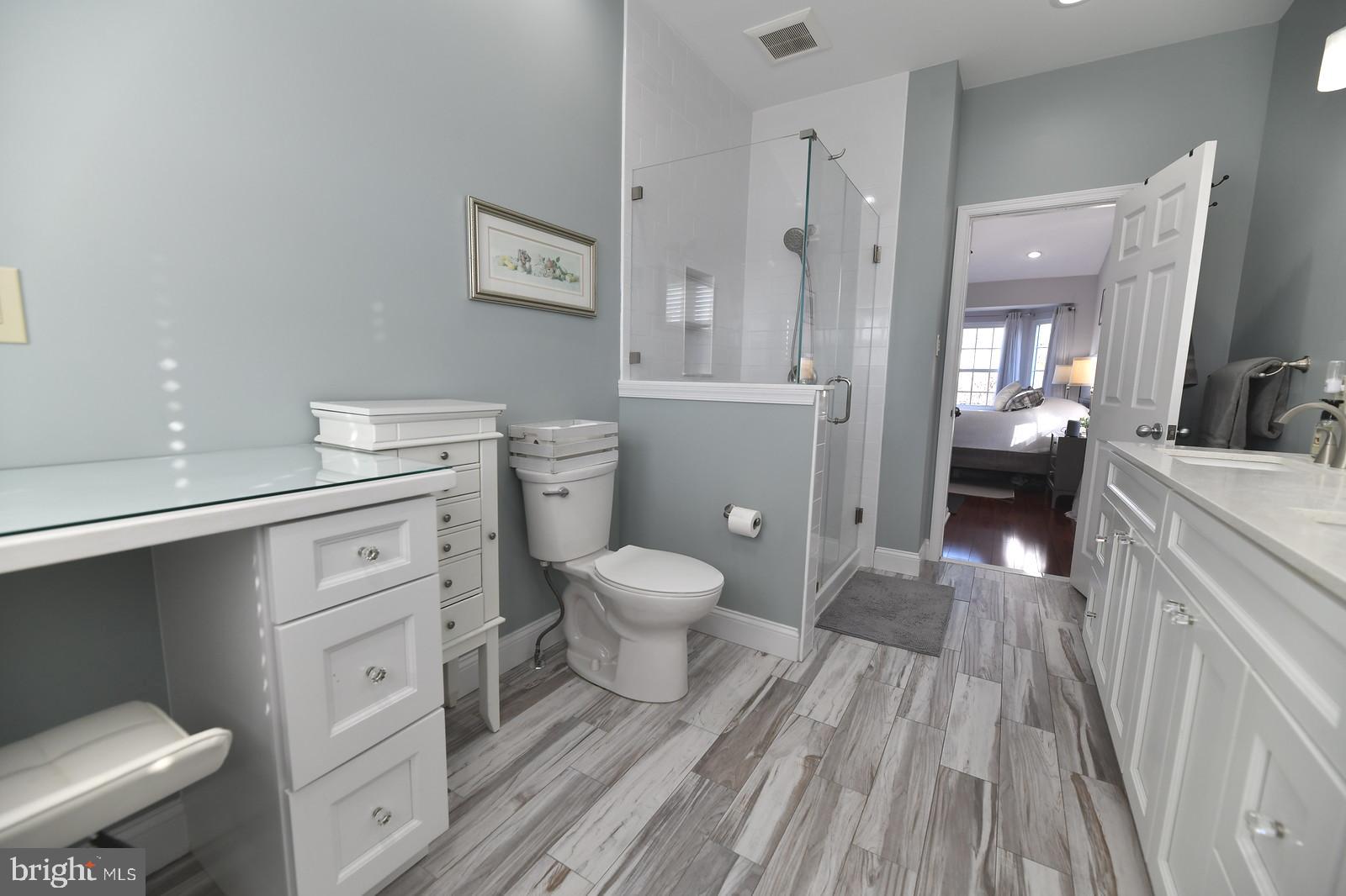 21 East Park Road Newtown, PA 18940 - Photo 15 of 25 Updated Primary ensuite bathroom