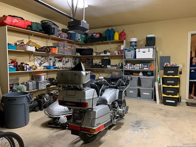 a view of storage and utility room