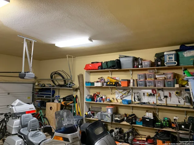 a room with storage and utility