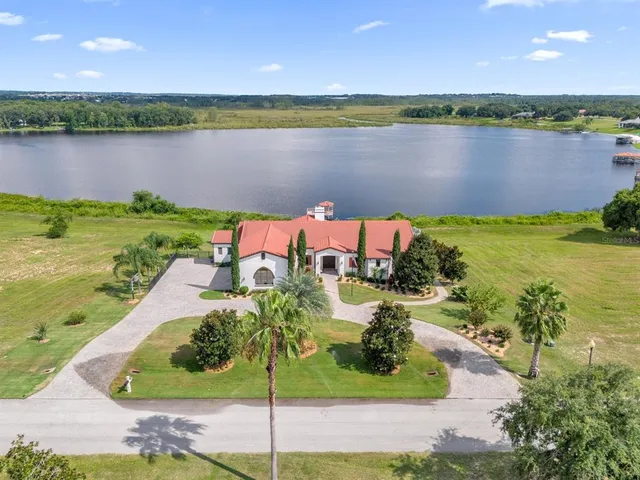 a view of a city and lake view