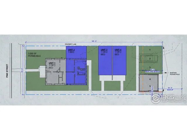 a picture of a building with a street