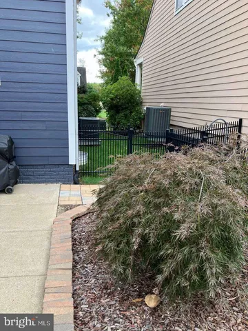 a view of a backyard with a garden