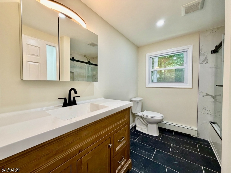 1 Appleseed Road Sussex, NJ 07461 - Photo 7 of 19 a bathroom with a sink a toilet and a mirror