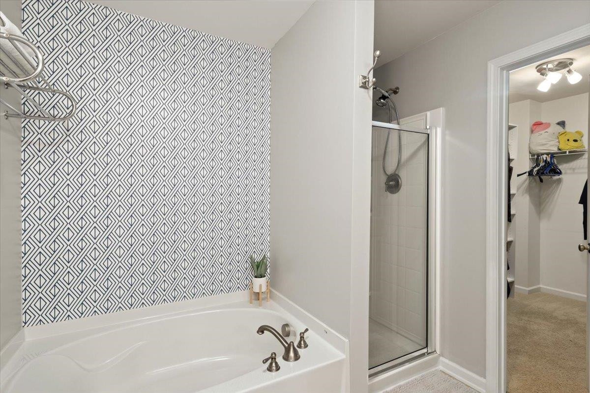 3005 Winding Waters Way Raleigh, NC 27614 - Photo 19 of 34 Double vanity sink, separate shower and a garden tub Master Bath/Spa
