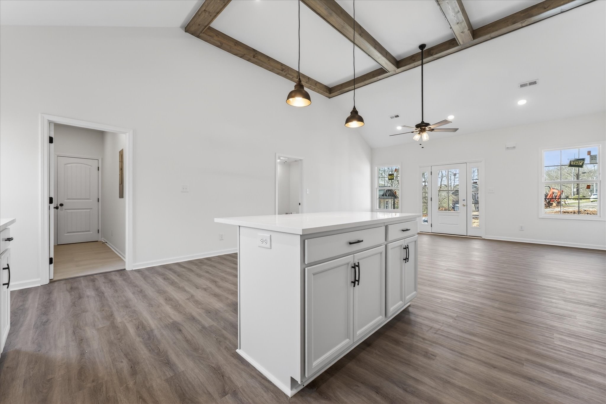 613 Hill Road Clarksville, TN 37040 - Photo 16 of 37 a kitchen with a sink and wooden floor