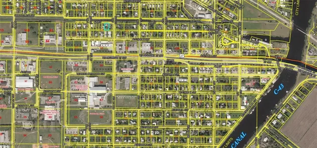 a view of a tall building