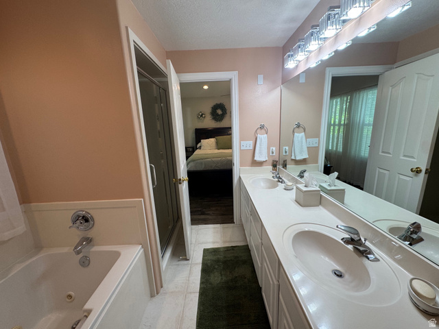 1976 River Bottom Road Springville, UT 84663 - Photo 22 of 45 Bathroom with a double vanity featuring integrated sinks and chrome fixtures