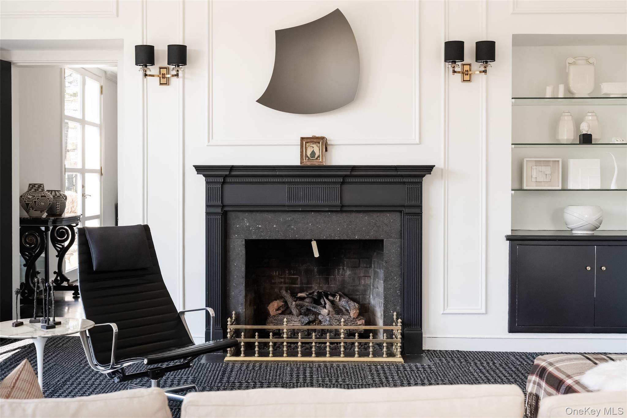72 Lookout Road Tuxedo Park, NY 10987 - Photo 12 of 49 a living room with furniture and a fireplace