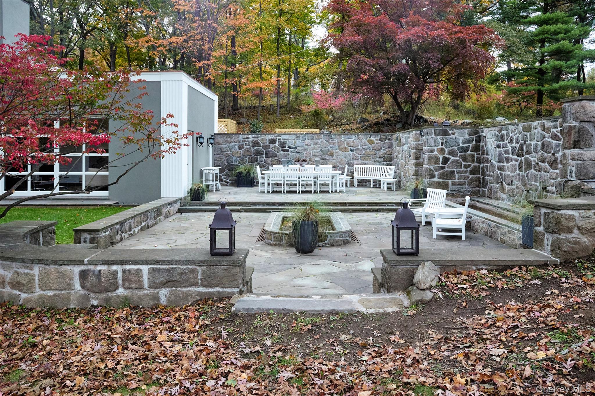 72 Lookout Road Tuxedo Park, NY 10987 - Photo 4 of 49 a view of a water fountain in the patio