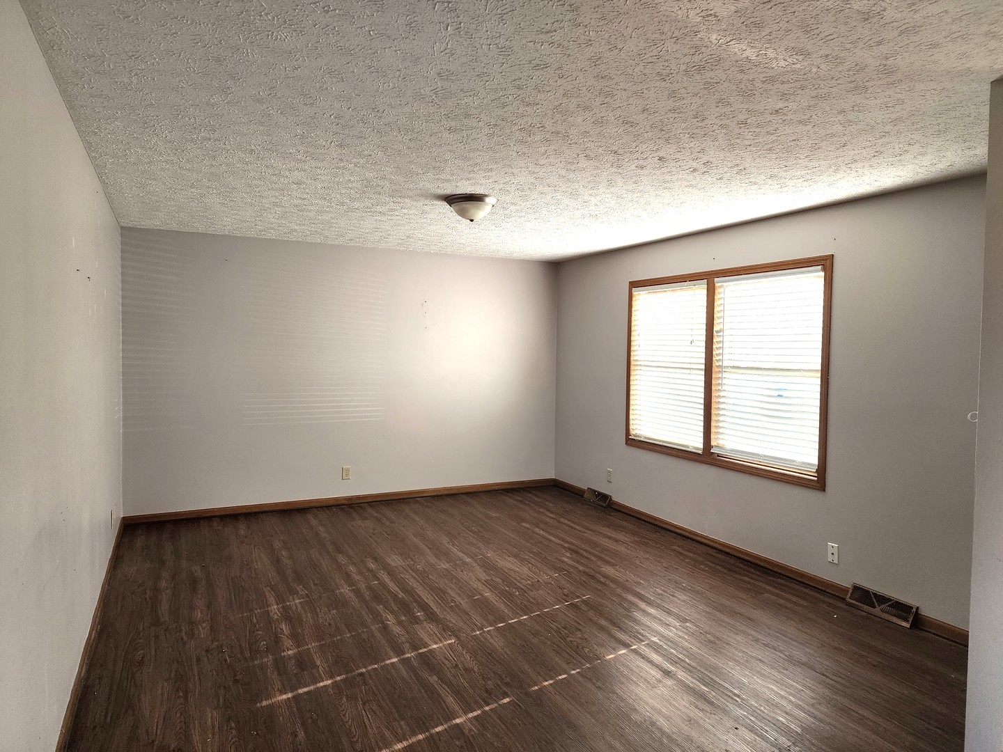 240 Mitchell Court Braidwood, IL 60408 - Photo 2 of 18 an empty room with wooden floor and windows
