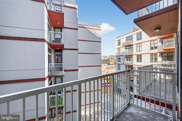 a view of a terrace with sitting area