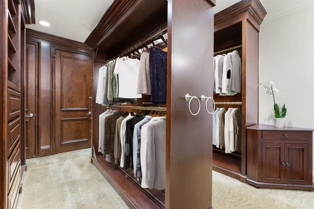 a view of walk in closet