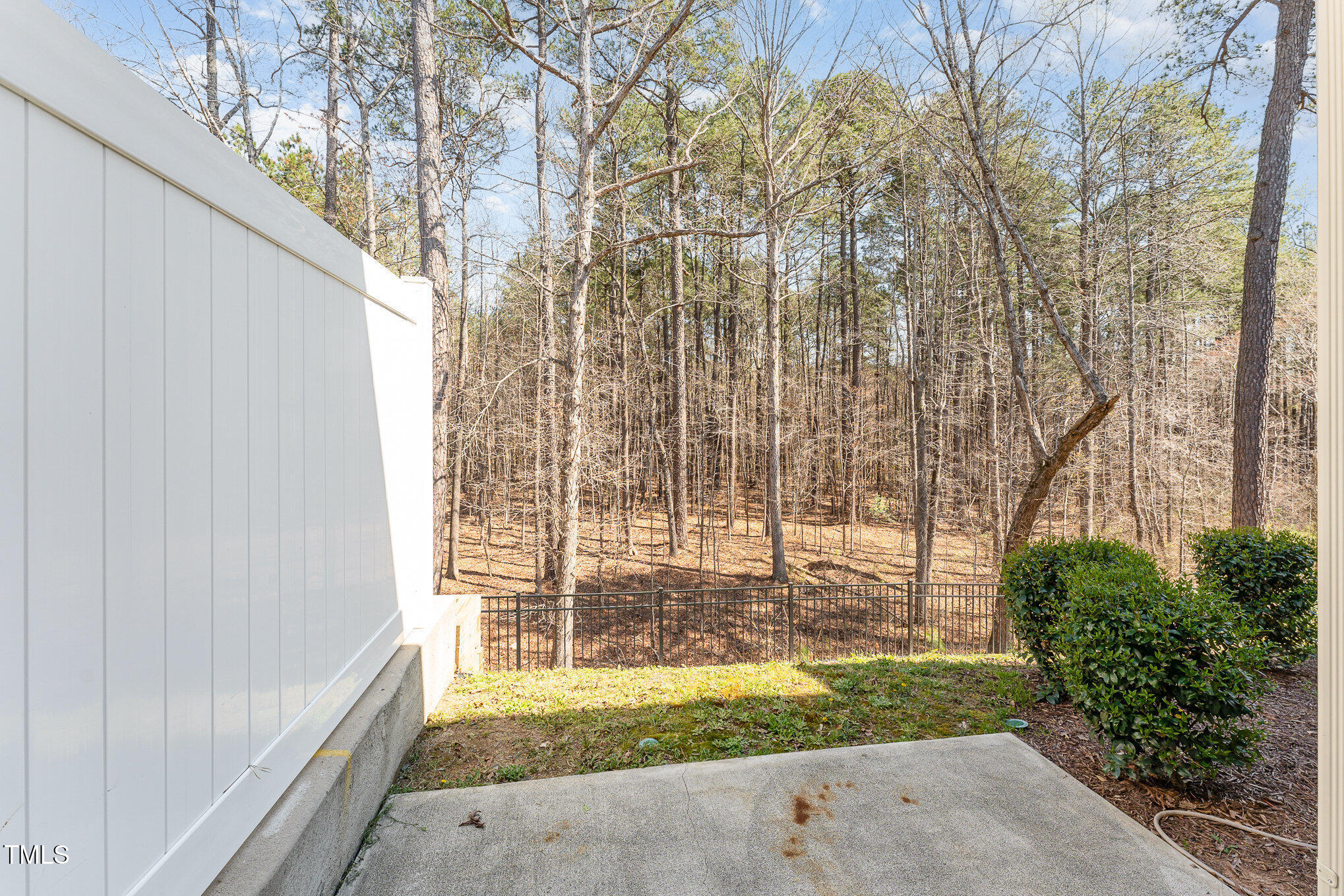 1101 Longitude Drive Durham, NC 27713 - Photo 24 of 26 a view of a backyard of the house