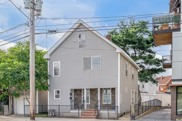 a house view with a outdoor space