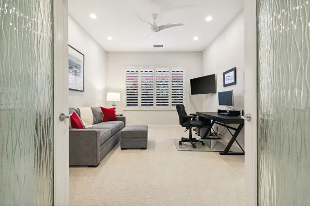 a view of a city with a lake