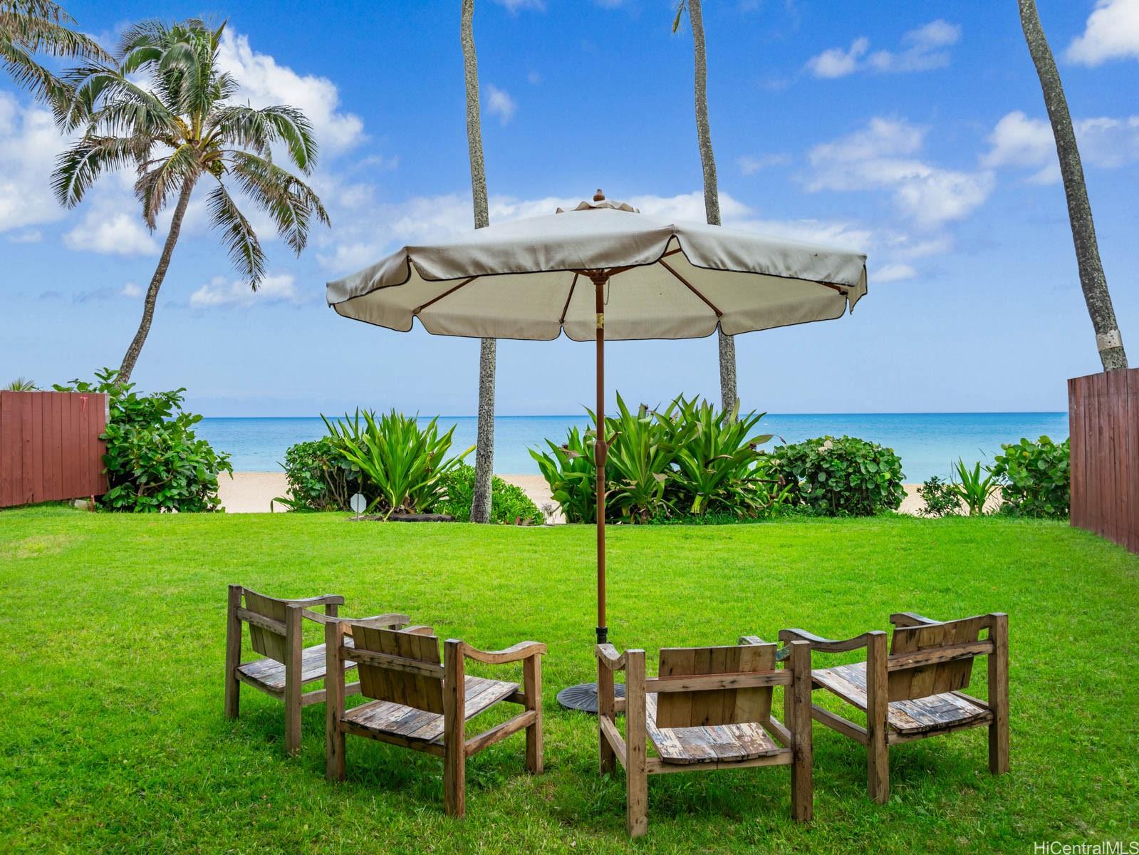 59-355 Ke Nui Road Haleiwa, HI 96712 - Photo 17 of 25 Relax & Enjoy Your Large Beachfront Yard