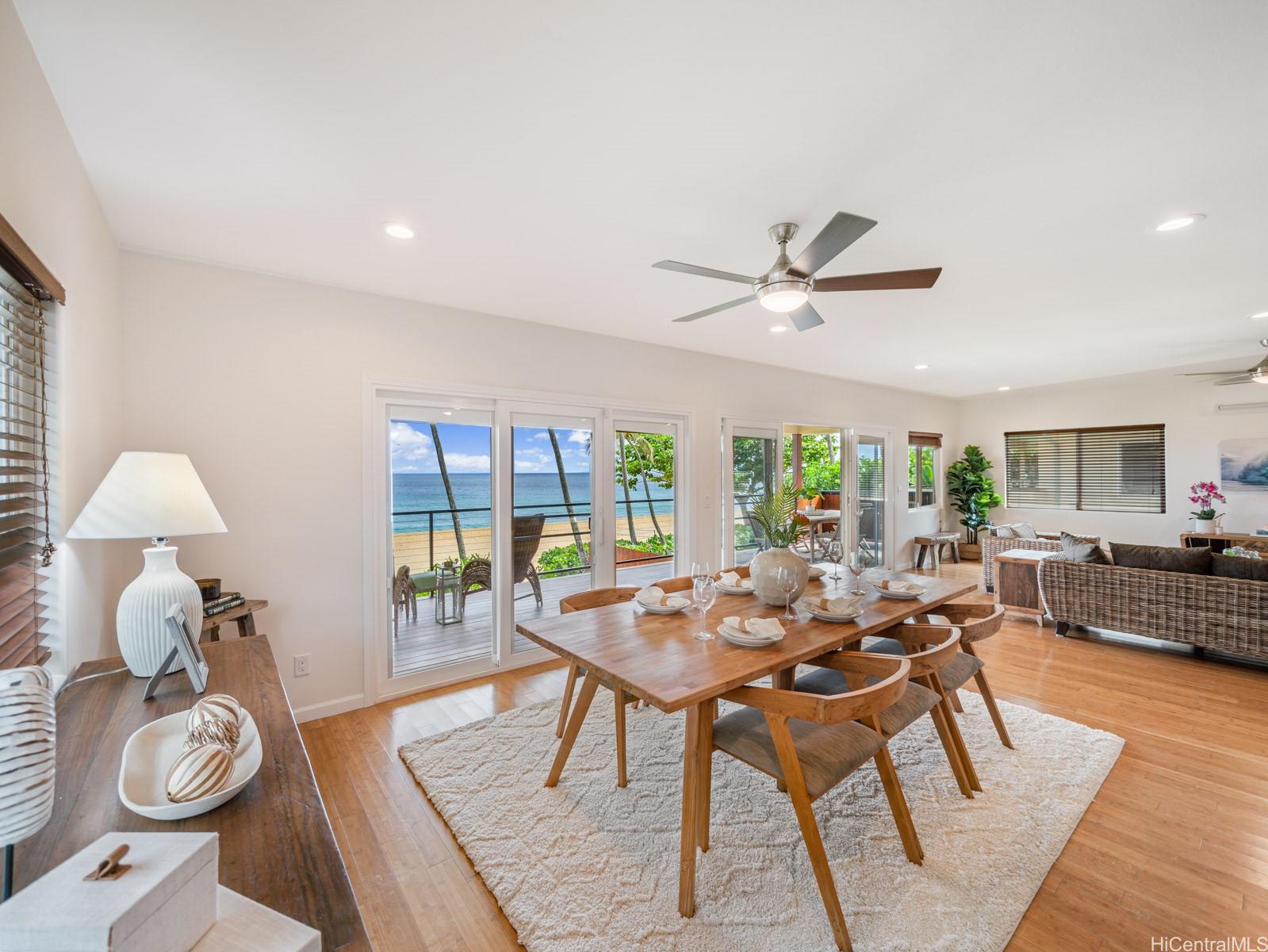 59-355 Ke Nui Road Haleiwa, HI 96712 - Photo 9 of 25 Ocean Views From Upstairs Dinning Area