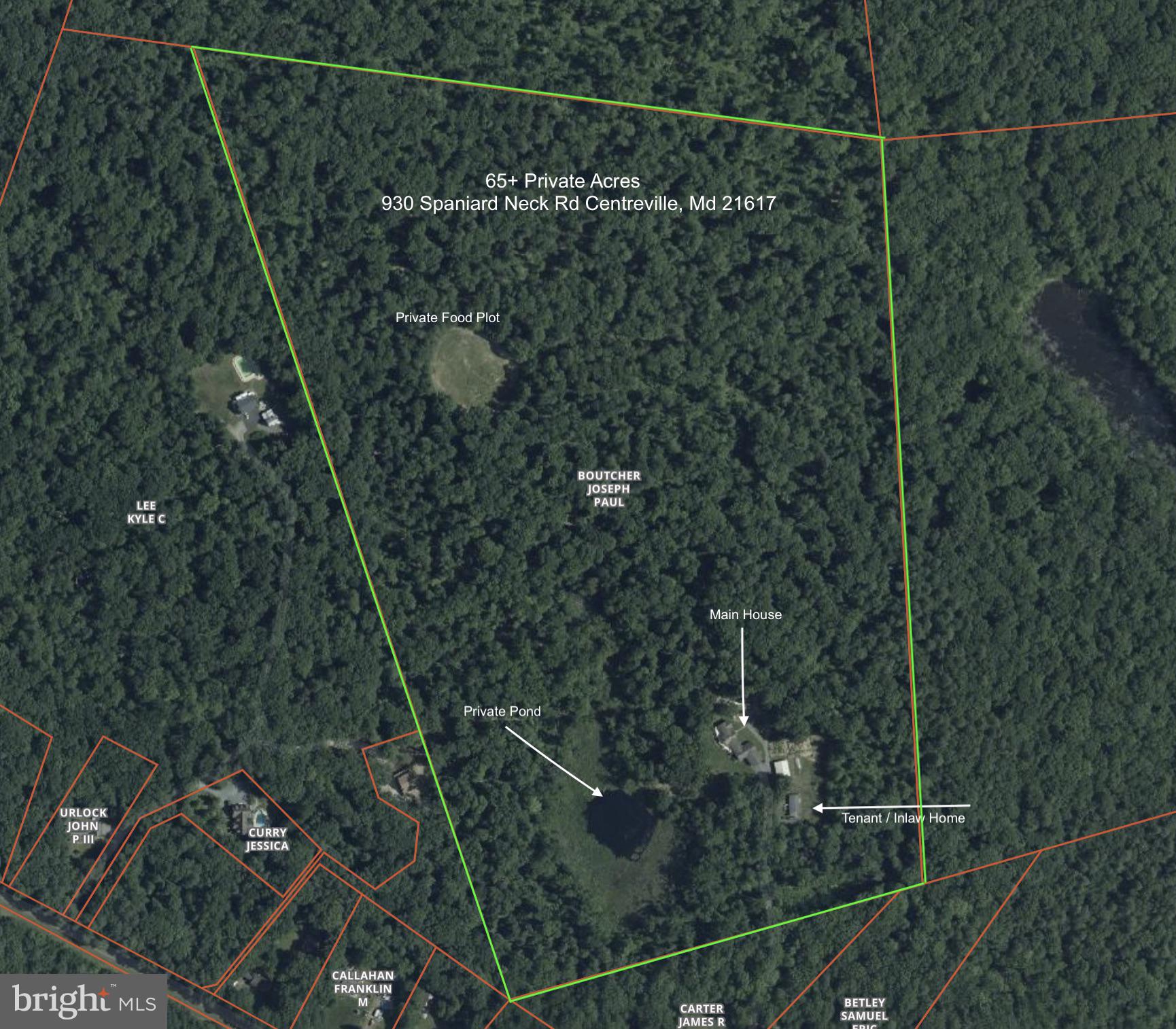 930 Spaniard Neck Road Centreville, MD 21617 - Photo 90 of 91 Overview of the Land Layout