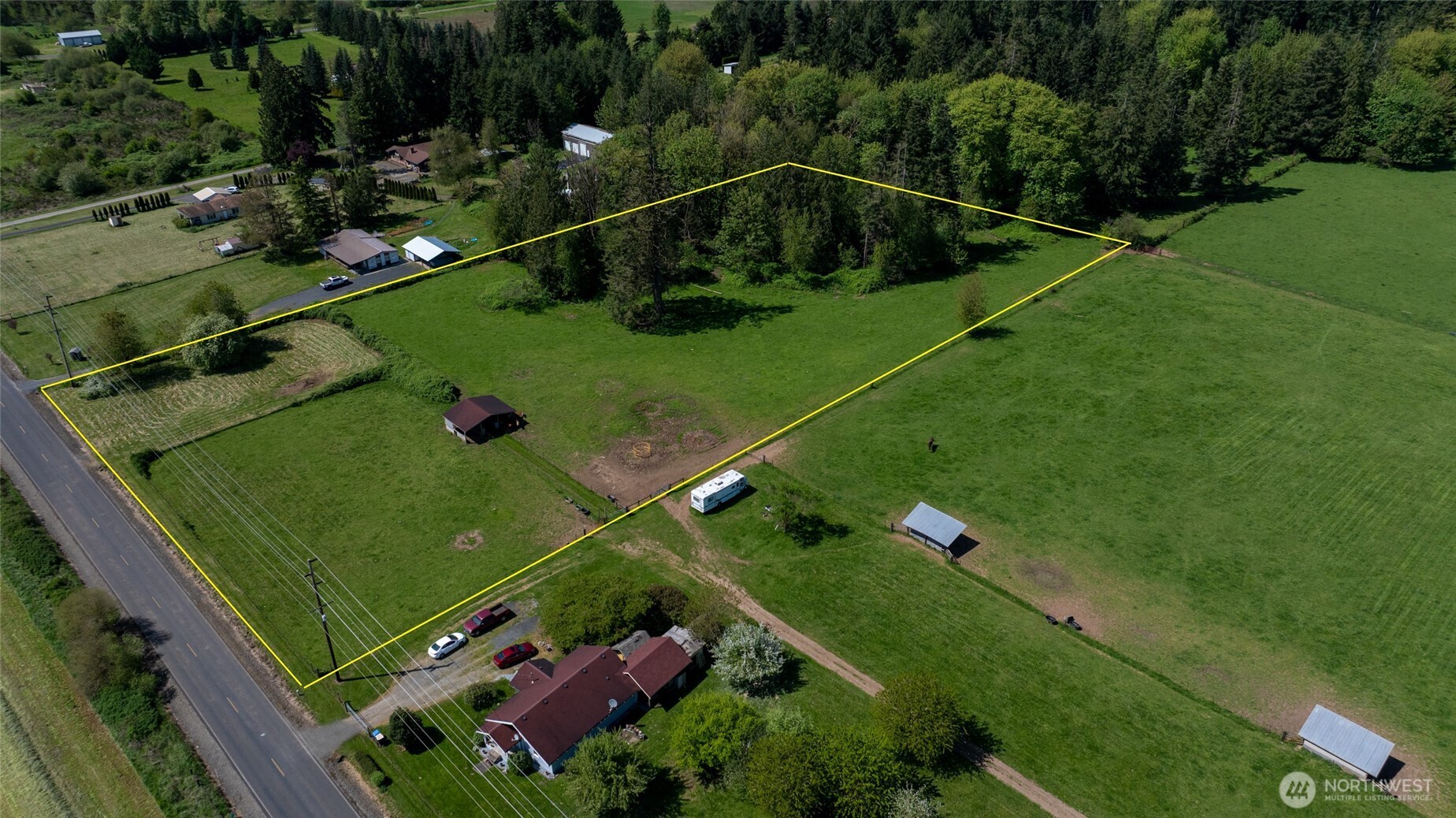 0 Gore Road Onalaska, WA 98570 - Photo 3 of 6 an aerial view of a football ground