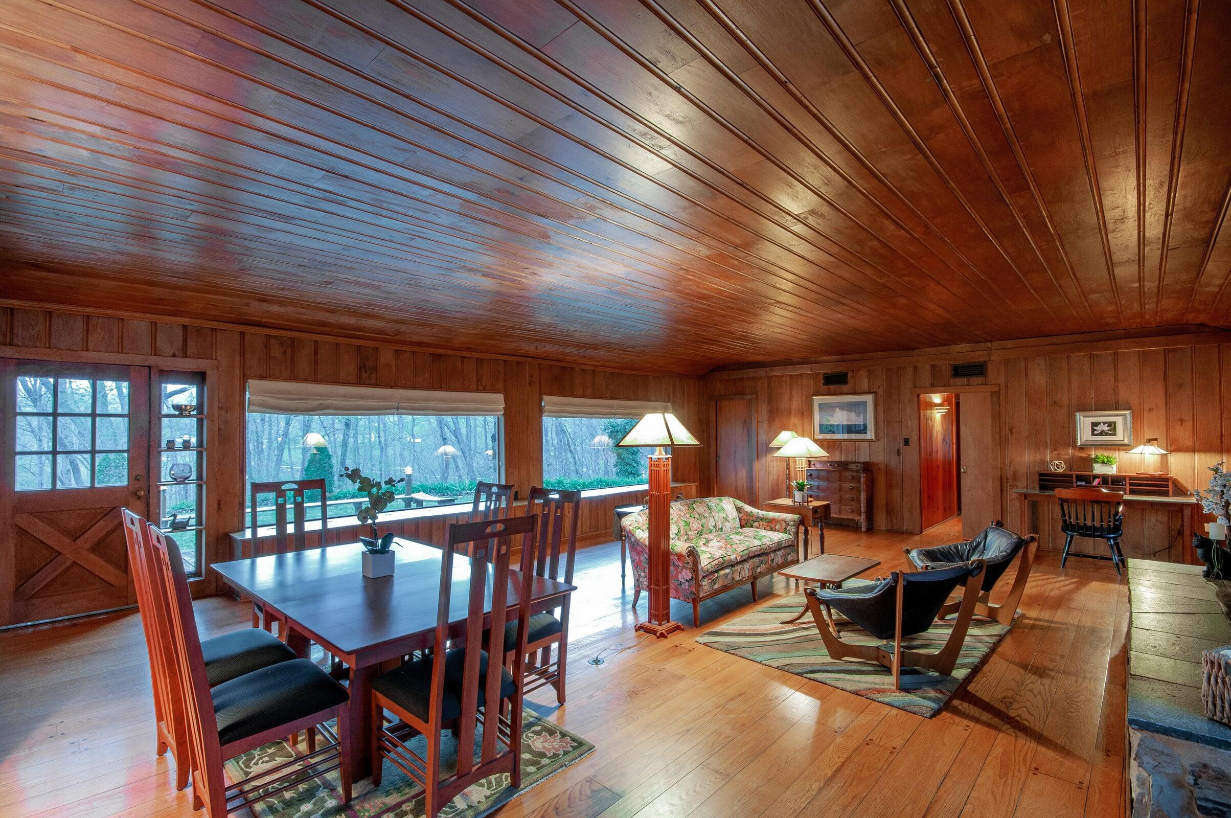 386 Fredericksburg Road Lexington, VA 24450 - Photo 15 of 72 a view of a dining room with furniture window and outside view