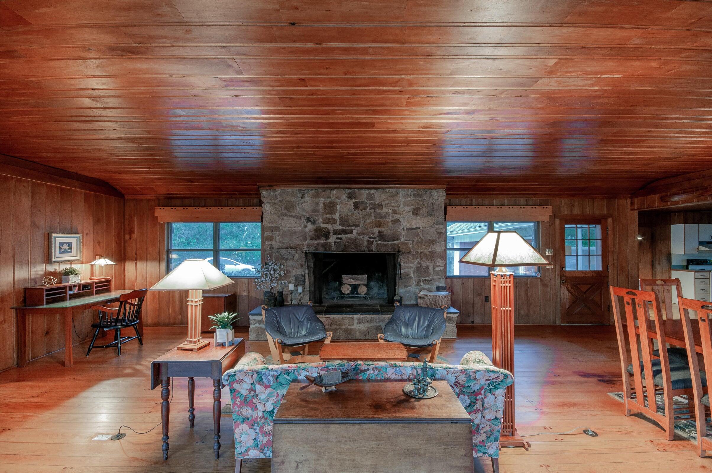 386 Fredericksburg Road Lexington, VA 24450 - Photo 8 of 72 a living room with furniture and a fireplace