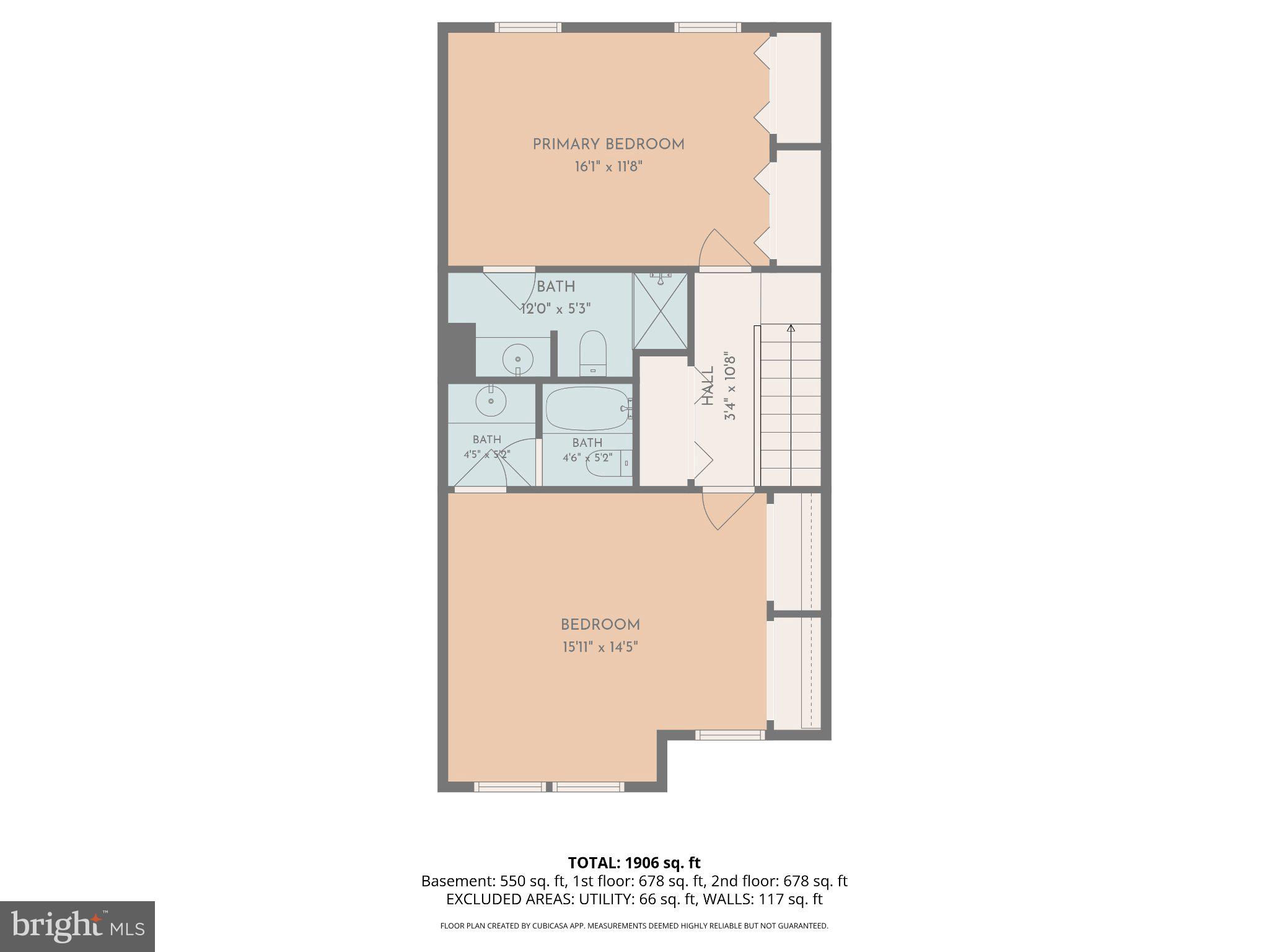 7347 Swan Point Way, Unit 122 Columbia, MD 21045 - Photo 53 of 54 a picture of a floor plan