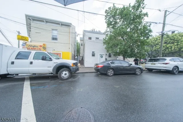 a view of cars parked in a parking lot