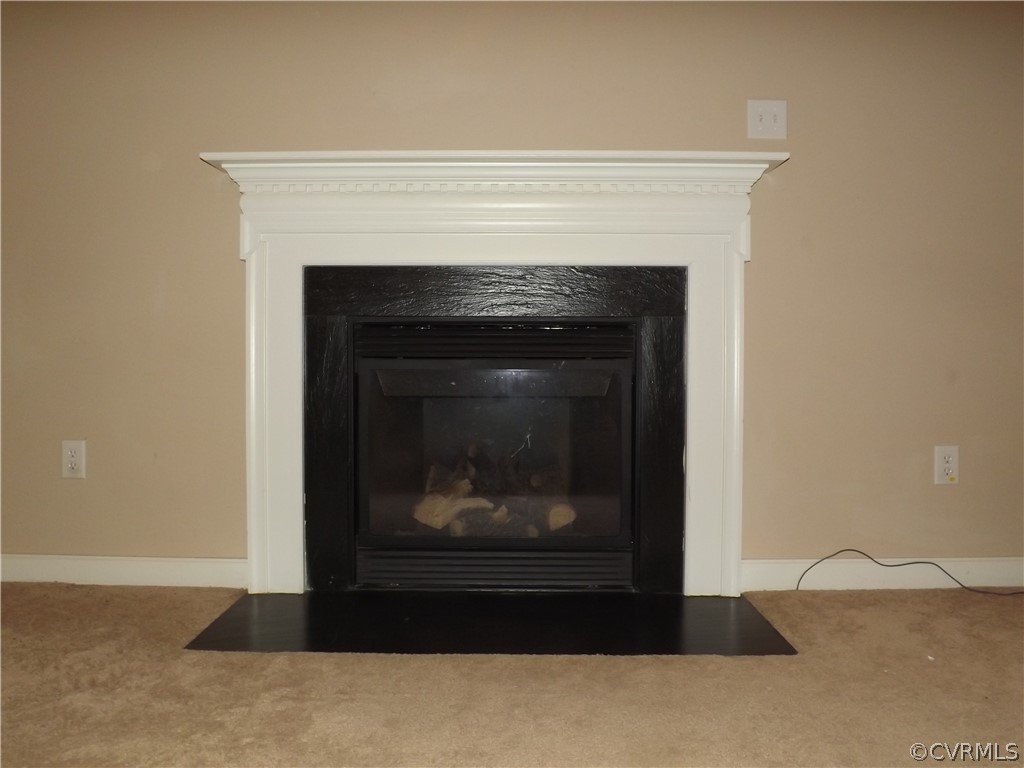 4221 Cameron Road Hopewell, VA 23860 - Photo 8 of 16 The Gas Fireplace has a slate surround and Dental