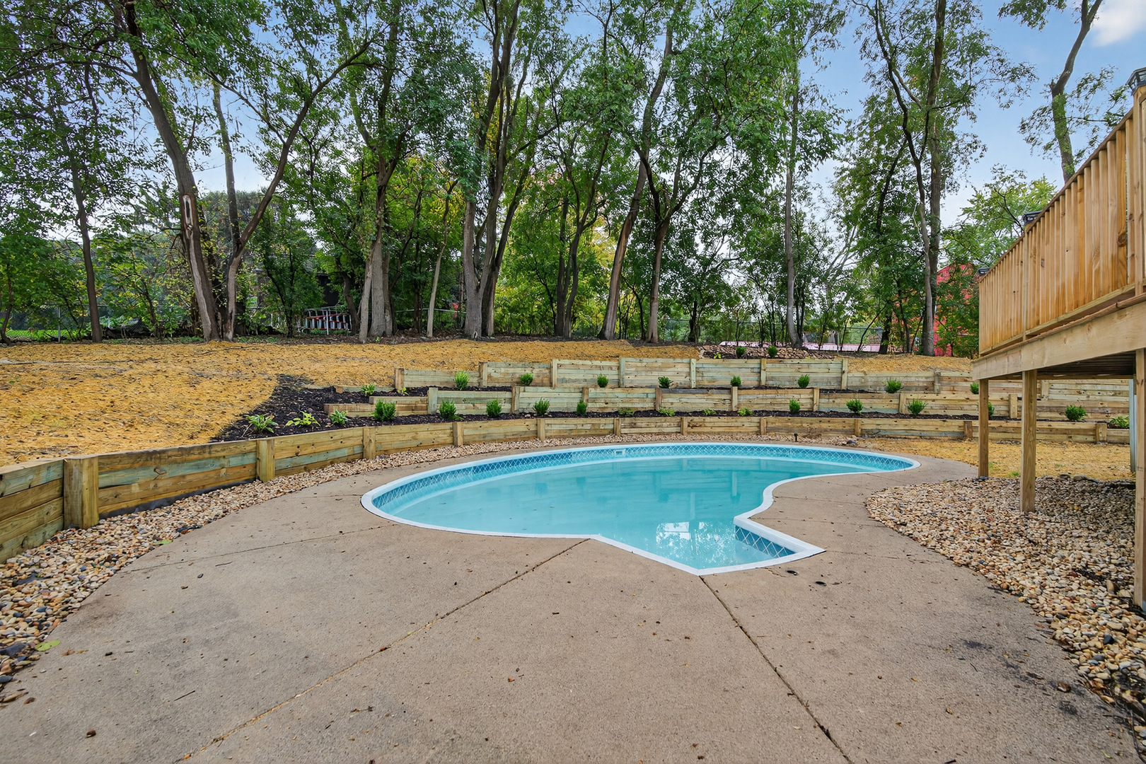 9704 Captains Drive Algonquin, IL 60102 - Photo 29 of 35 a view of a swimming pool with a yard